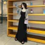Đầm thời trang nữ, đầm tăm lạnh hai dây ôm body dáng dài xòe kèm khoác xám ngắn from croptop tay dài siêu tôn dáng