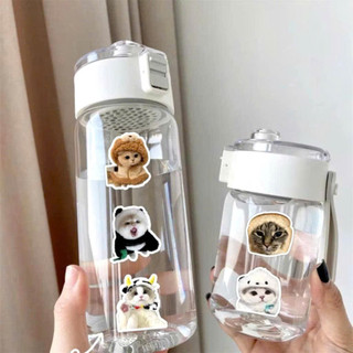 Set 100 Miếng dán Sticker Shin emoji DIY hình dán graffiti hoạt hình cute trang trí sổ tem dán