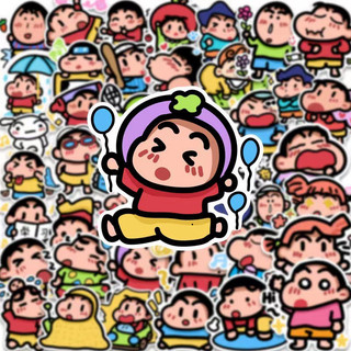 Set 100 / 50 hình dán nhân vật hoạt hình Crayon SHIN- CHAN cá tính dán trang trí chống thấm nước