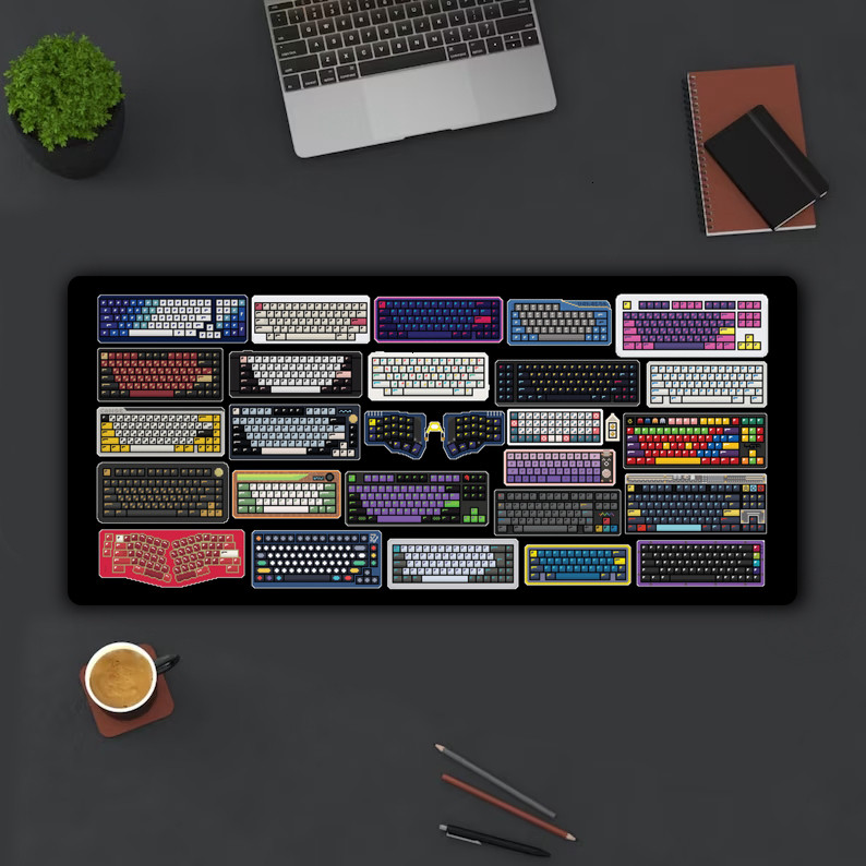 Lót Chuột Gaming 90x40cm, Pad Chuột Cỡ Lớn Setup Bàn Làm Việc