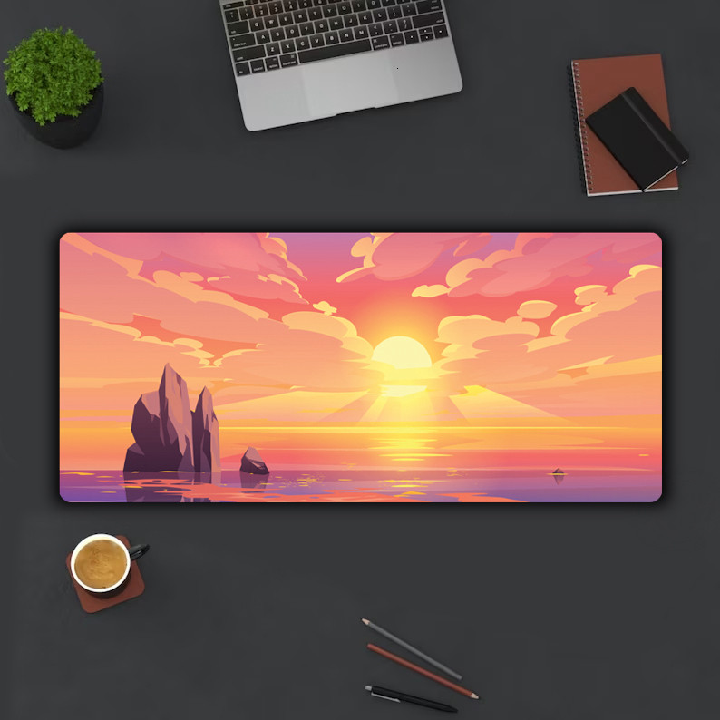 Lót Chuột Gaming 90x40cm, Pad Chuột Cỡ Lớn Setup Bàn Làm Việc