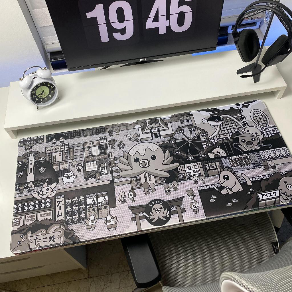 Pad Chuột Gaming Deskmat 90x40cm, Lót Chuột Cỡ Lớn Bàn Máy Tính