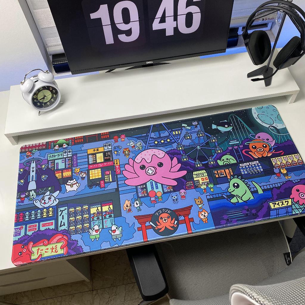 Pad Chuột Gaming Deskmat 90x40cm, Lót Chuột Cỡ Lớn Bàn Máy Tính