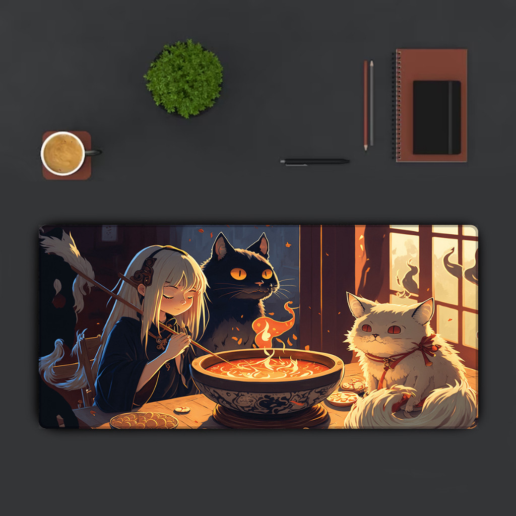Pad Chuột Gaming 90x40cm, Lót Chuột Deskmat Bàn Phím Chuột