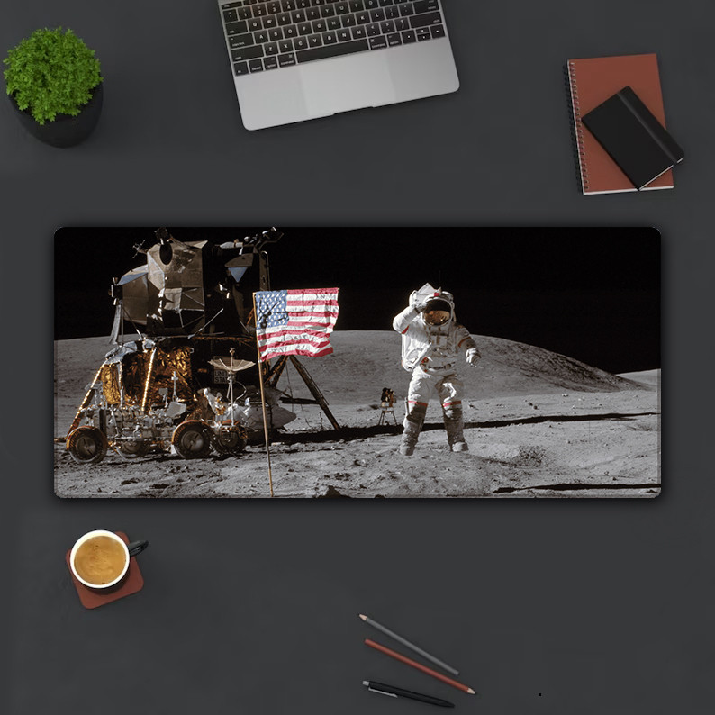 Lót Chuột Gaming 90x40cm Deskmat, Pad Chuột Chống Trượt Đế Cao Su