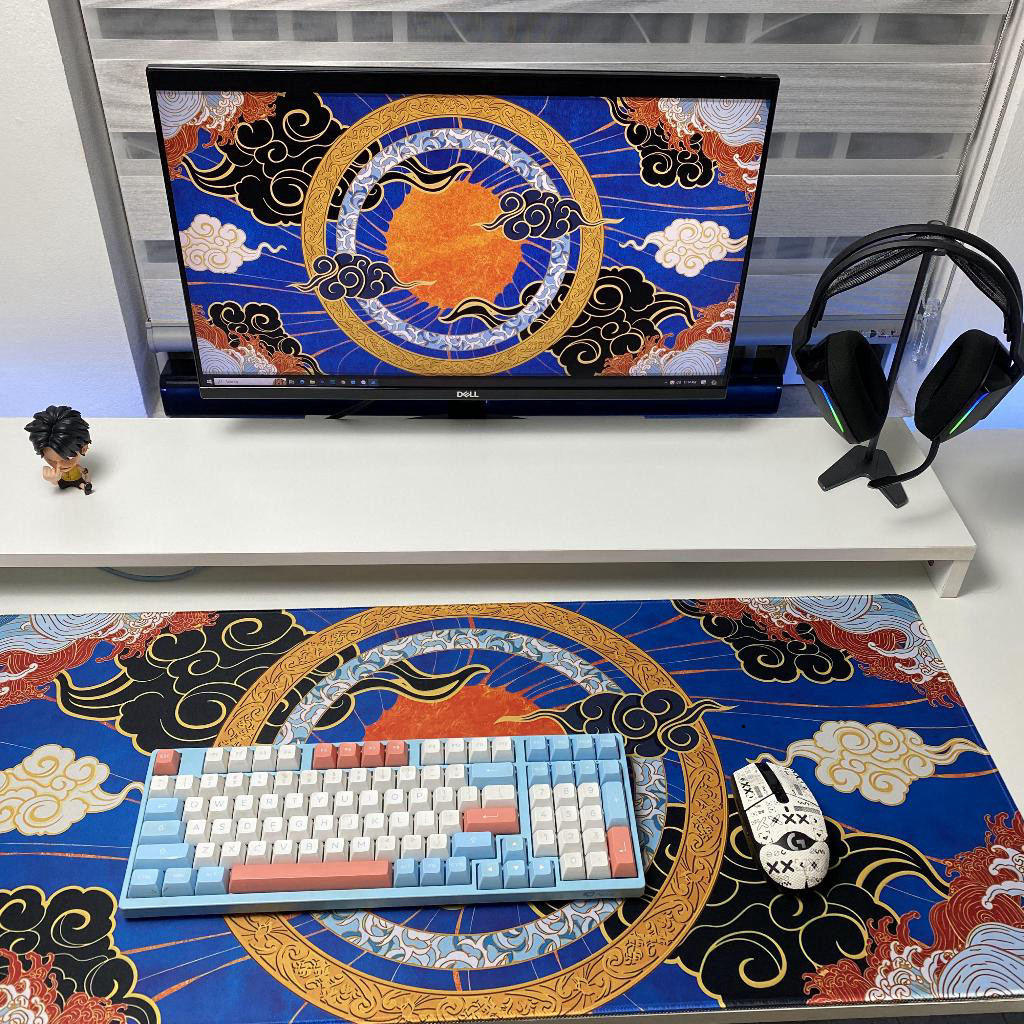 Lót Chuột Gaming 90x40cm Deskmat, Pad Chuột Cỡ Lớn Bàn Phím Chuột