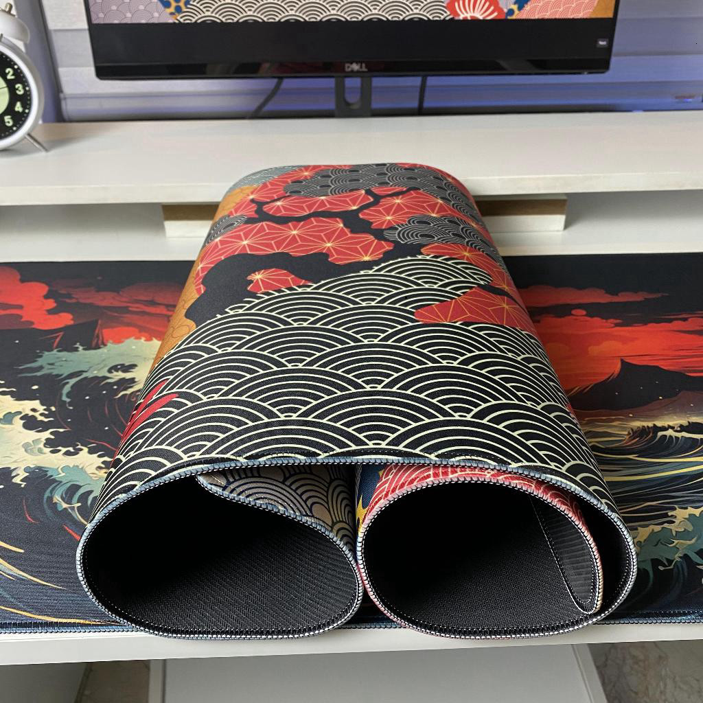 Lót Chuột Gaming 90x40cm Deskmat, Pad Chuột Chống Trượt