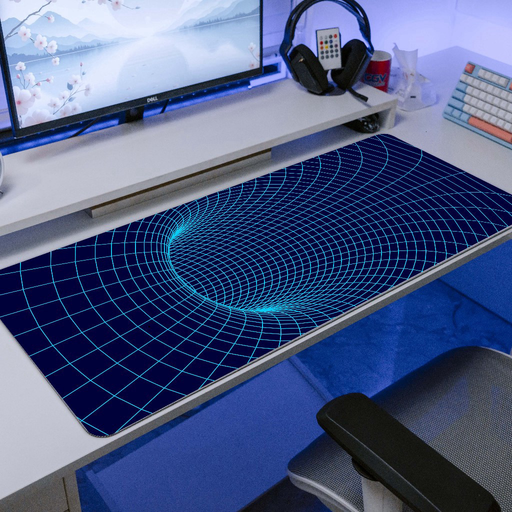 Pad Chuột Deskmat 90x40cm Gaming, Lót Chuột Cỡ Lớn Chống Trượt Đế Cao Su