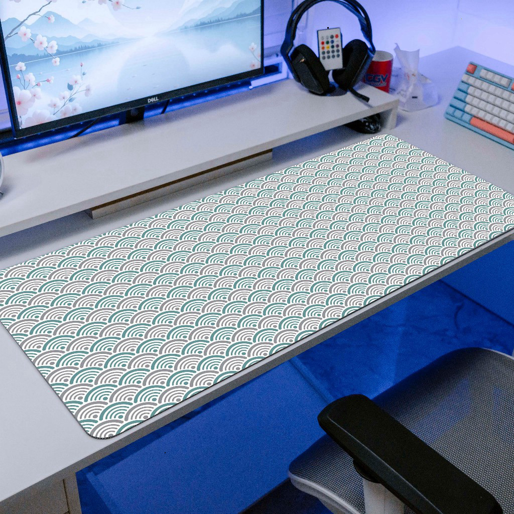 Pad Chuột Deskmat Cỡ Lớn 90x40cm, Lót Chuột Gaming Dày 3mm / 5mm