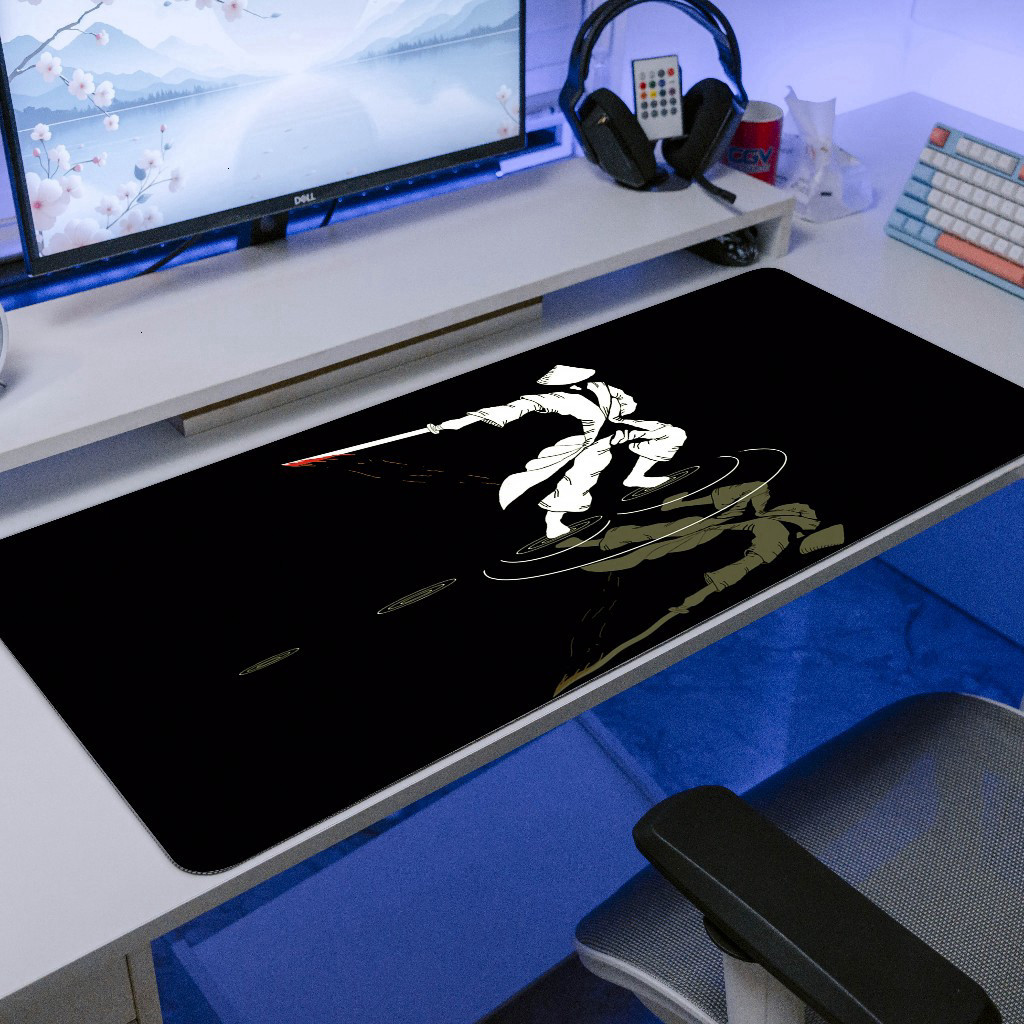 Pad Chuột Gaming 90x40cm Cỡ Lớn, Lót Chuột Deskmat Chống Trượt Cho Game Thủ
