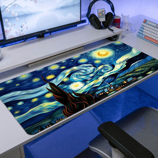 Lót Chuột Gaming Deskmat 90x40 / 80x30cm, Pad Chuột Chống Trượt