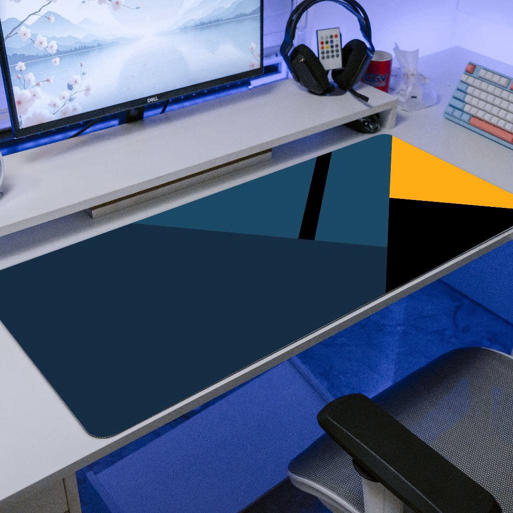 Lót Chuột Gaming Deskmat 90x40 / 80x30cm, Pad Chuột Chống Trượt