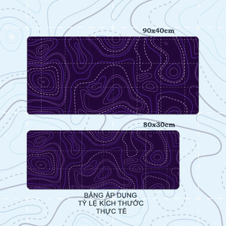 Pad Chuột Gaming Deskmat 90x40cm, Lót Chuột Chống Trượt