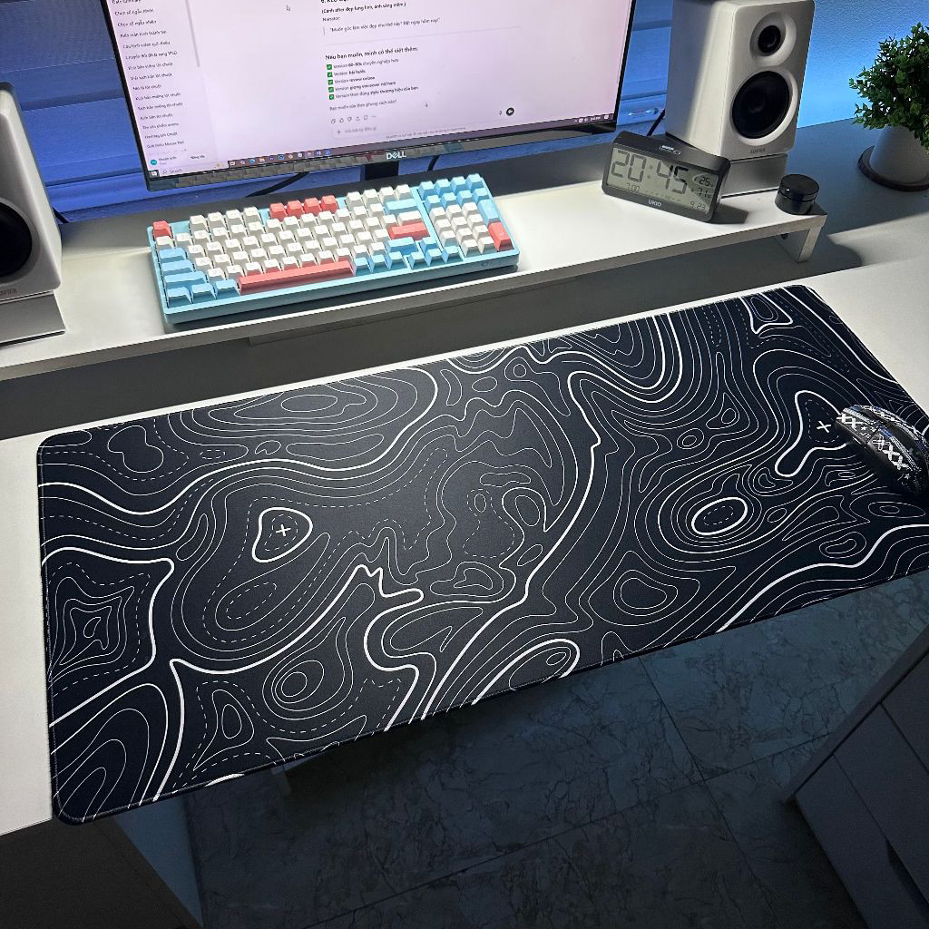 Lót Chuột Gaming Cỡ Lớn 90x40cm, Pad Chuột Deskmat Dày 3mm / 5mm