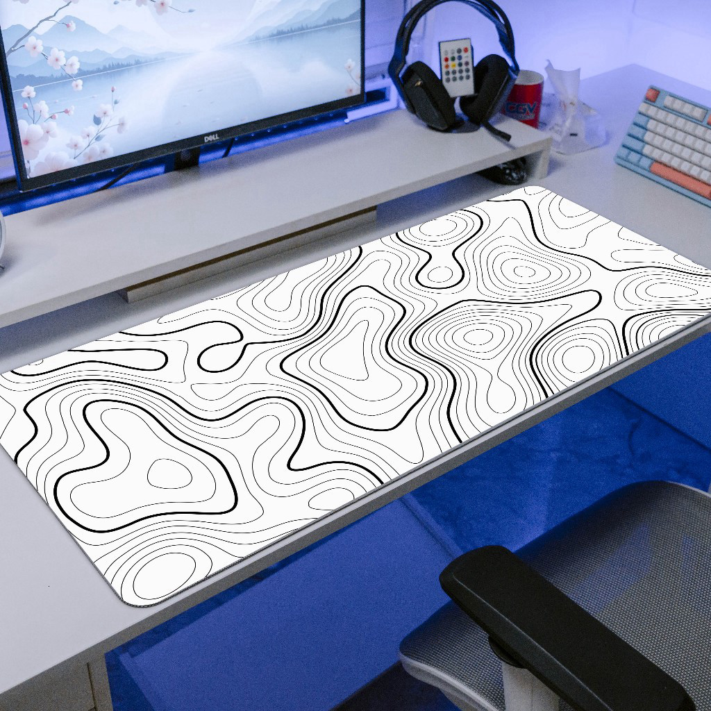 Lót Chuột Gaming Cỡ Lớn 90x40cm, Pad Chuột Deskmat Dày 3mm / 5mm