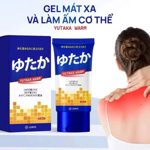 COMBO 2 Kem làm ấm cơ thể Yutaka Warm của Lunys, giúp giảm đau nhức xương khớp và cải thiện nhức mỏi