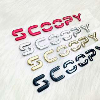 Tem Scoopy 2025 chữ nổi hàng cao cấp chuẩn sắc nèt - giá 1 cặp