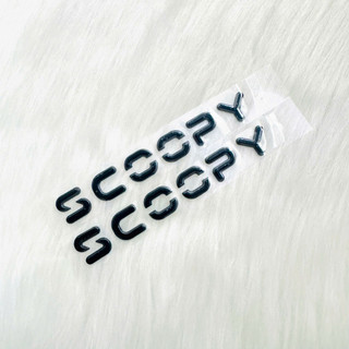 Tem Scoopy 2025 chữ nổi hàng cao cấp chuẩn sắc nèt - giá 1 cặp