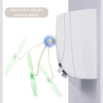 Set 3 quạt tản gió điều hòa, quạt chuyển hướng gió điều hòa máy lạnh 5 cánh, điều chỉnh 360 độ-AENEA miễn phí vận chuy