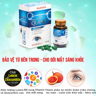 Viên Uống Phục Nhãn Quang - Hỗ Trợ Cải Thiện Thị Lực Cho Người Cận Thị, Người Lớn Tuổi, Dân Văn Phòng