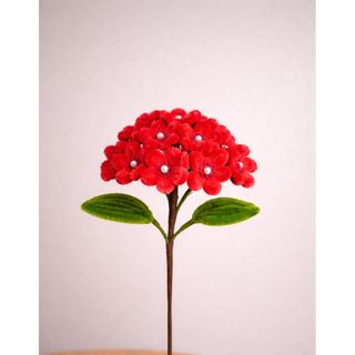 Một Bông hoa Cẩm Tú Cầu kẽm Nhung