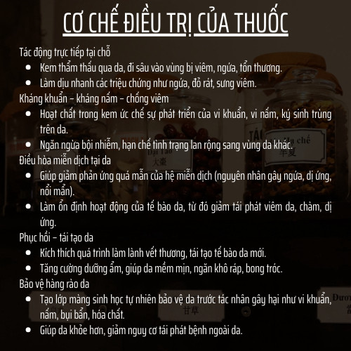 Cao bôi da liễu - viêm da cơ địa, nấm ngứa, chàm, á sừng, vảy nến, Eczema, Zona - Đông Cát Đường