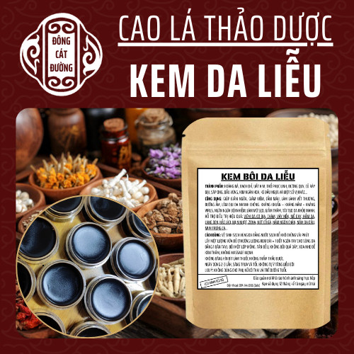 Đông y gia truyền Đông Cát - Cao bôi da liễu - viêm da cơ địa, nấm ngứa, chàm, á sừng, vảy nến, Eczema, Zona - Hũ 15g