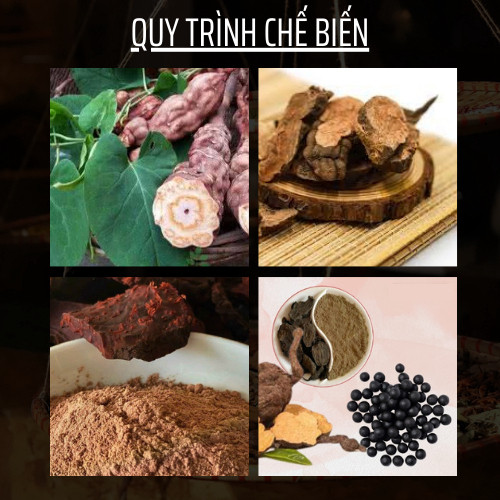 Viên Hà Thủ Ô - Bổ huyết, dưỡng huyết, đen tóc, nội tiết tố, bổ gan thận, xương khớp - Túi 500 viên