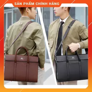 Cặp da công sở nam thương hiệu KUQIDAISHU 0809 đựng máy tính laptop 15.6 inch, giầy tờ tài liệu A4, chất liệu da PU cao.