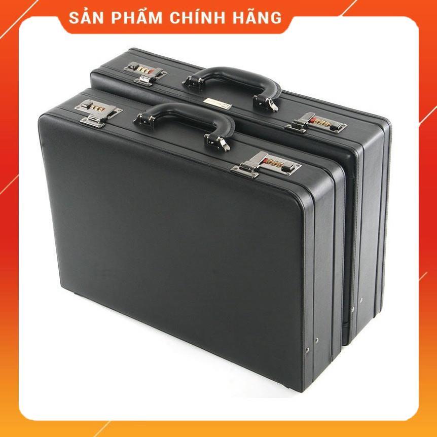 Cặp táp vali khoá số hàng hiệu da bò KHÓA SỐ KÉP 629