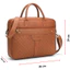 Cặp xách cao cấp dập vân caro MoonLeather thanh lịch sang trọng_ZKC18