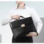 CẶP DA KHÓA SỐ DOANH NHÂN ĐEN VÀ NÂU