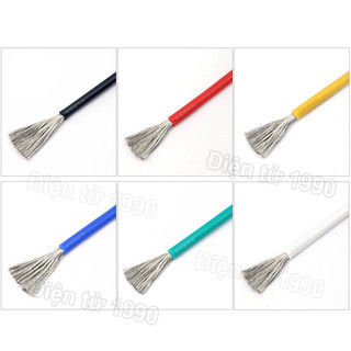 [Combo-Giá rẻ] Dây điện silicon mềm chống cháy 14AWG - 30AWG
