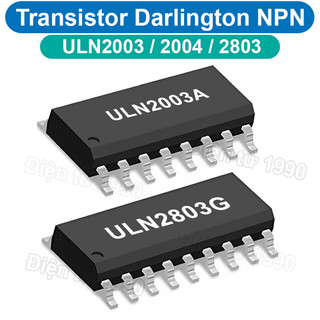 [Combo-Giá rẻ] (10 cái) Transistor Darlington NPN ULN2003 / ULN2004 / ULN2803 / ... chân dán 50V 0.5A