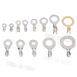 [Combo-Giá rẻ] (100 cái) Đầu cos tròn chữ O đồng thau lỗ bắt ốc M3-M12