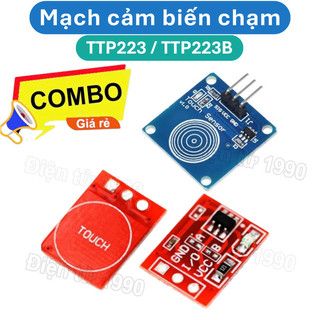[Combo-Giá rẻ] Mạch cảm biến chạm TTP223 / TTP223B