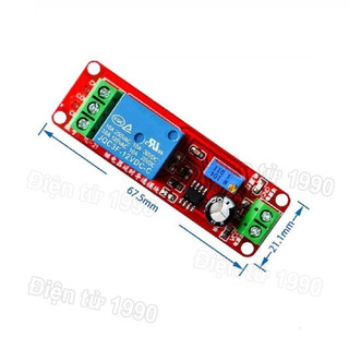 Mạch Relay Tạo Trễ 1 Kênh 5V - 30V IC 555