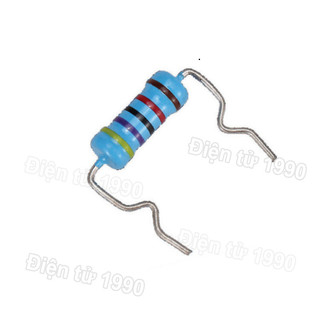 [Combo-Giá rẻ] (100 cái) Điện trở cắm 1W 5 vòng màu ±1% - giá trị 0R đến 120R