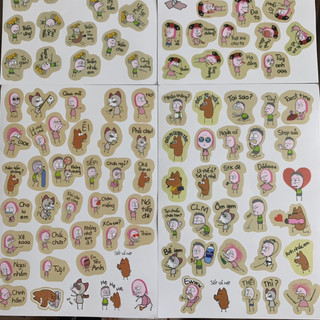 120 hình dán sticker Meme hài hước, sticker Hài hước dán trang trí