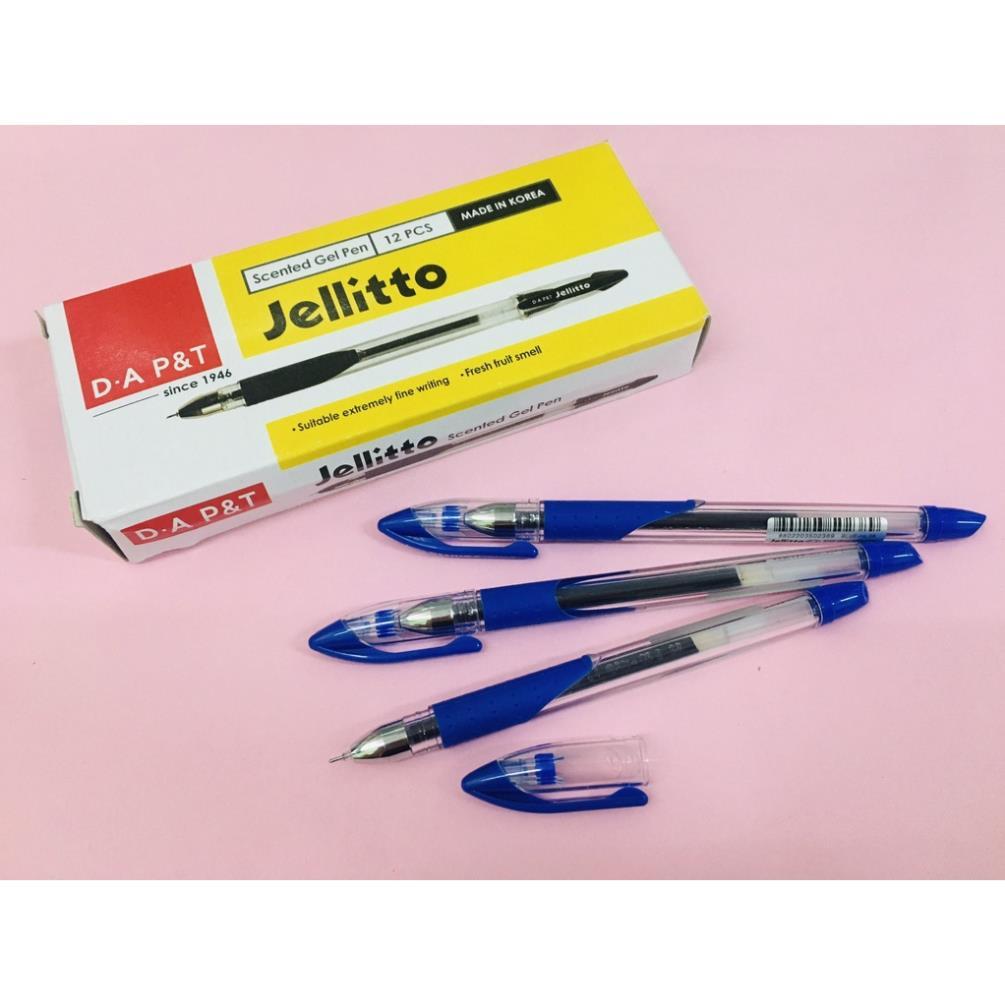 [MUA NHIỀU SIÊU RẺ] Hộp 12 cây bút viết gel Dong-A Jellitto / Jellito 0.4mm (Sản xuất tại Hàn Quốc)