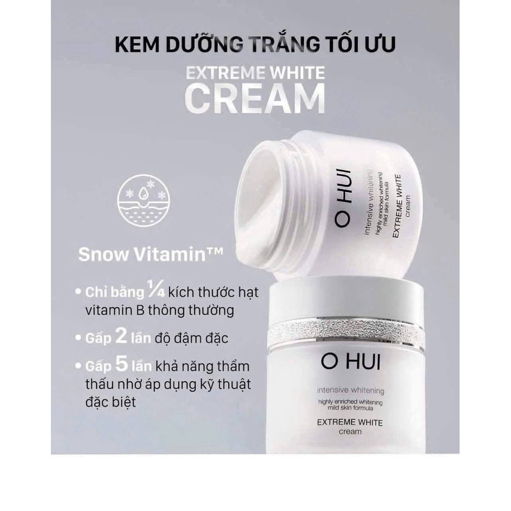 Kem Dưỡng Sáng Da OHUI Extreme White TX MelaToning Sample – Combo 10 Gói / 20 Gói