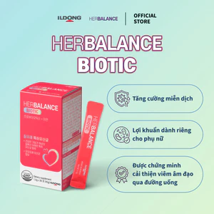 Chính Hãng - HerBalance Biotic, xuất xứ Hàn Quốc, hỗ trợ cải thiện viêm nhiễm phụ khoa, cải thiện hệ vi sinh trên toàn