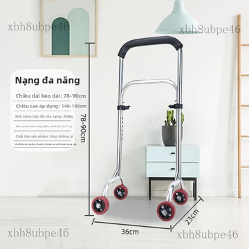 Mẫu gậy chống trượt mới dành cho người già, gậy chống trượt, gậy bốn chân, gậy chống ngã, gậy bốn góc, dụng cụ hỗ trợ đi