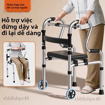 Dụng cụ hỗ trợ đi lại cho người già, xe tập đi, dụng cụ phục hồi chức năng, gậy chống trượt, dụng cụ hỗ trợ tập luyện ch