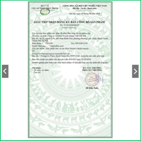 Vitamin Tổng Hợp Nature's Way Complete Daily Multivitamin - Hộp 100 Viên - Bổ Sung Vitamin và Khoáng Chất Cần Thiết