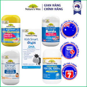 Viên Uống DHA Nature's Way Tăng Cường Phát Triển Não Bộ Giúp Cải Thiện Thị Lực Và Khả Năng Tập Trung
