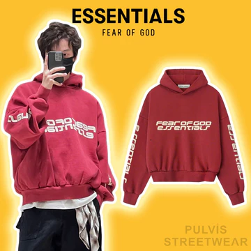 Áo Hoodie FOG Fear of God Essentials Cropped Relaxed Hoodie,Áo hoodie nỉ bôngFOG,Áo hoodie nam PLV