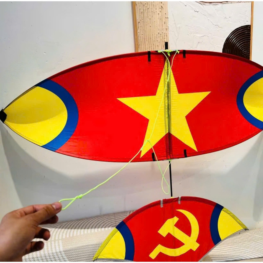 Diều Sáo Cờ Đỏ Sao Vàng Diều Cacbon Cao Cấp 1m5-1m7m-2m-2m5-3m Cực Đẹp Diều Sáo Học Sinh