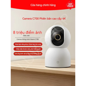 Camera Xiaomi C700 4K Gia Đình Giám Sát Từ Xa Camera Camera Toàn Cảnh Mạng Không Dây/Wifi-6 Camera Thông Minh