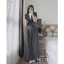 Set bộ nữ thời trang cao cấp áo lụa sọc eo bo chun quần suông ống rộng tuyết mưa mặc vào nhìn dáng cao thanh lịch